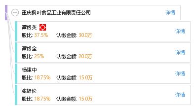 重慶楓葉食品工業(yè)有限責任公司